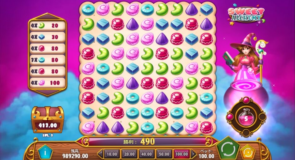 Sweet Alchemyのボーナスラウンド