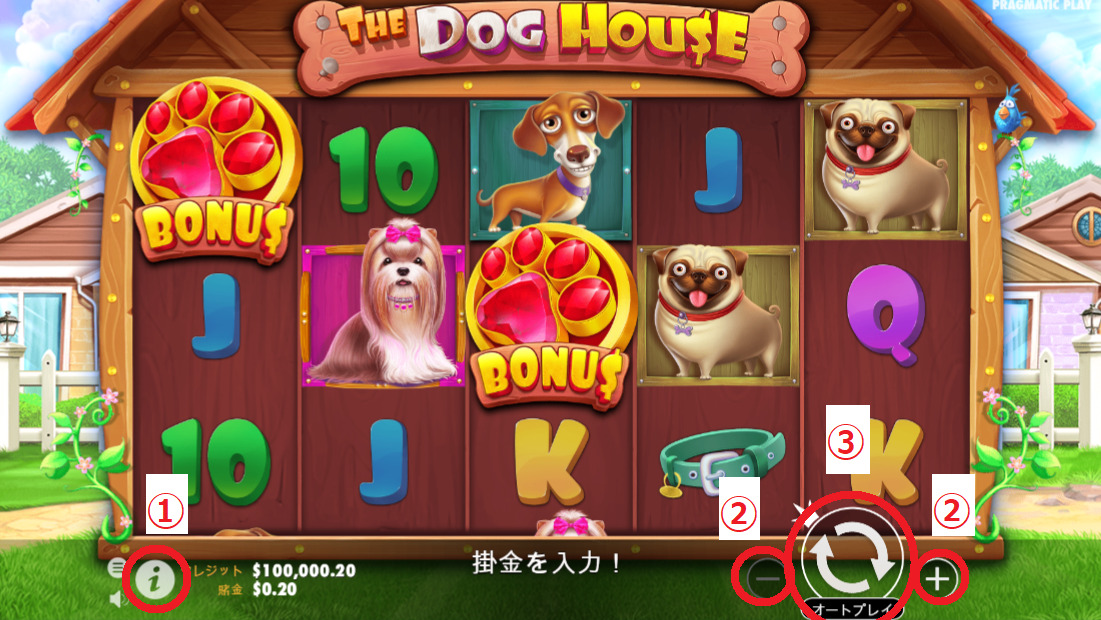 『The Dog House（ザドッグハウス）』オンカジスロットの遊び方と攻略法を解説！ | オンカジ攻略部